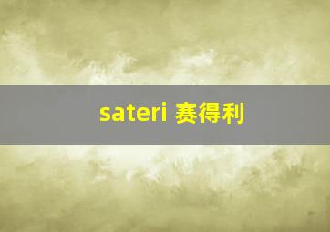 sateri 赛得利